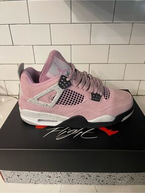 Men’s Retro 4 Pink Orchid Size 7.5.